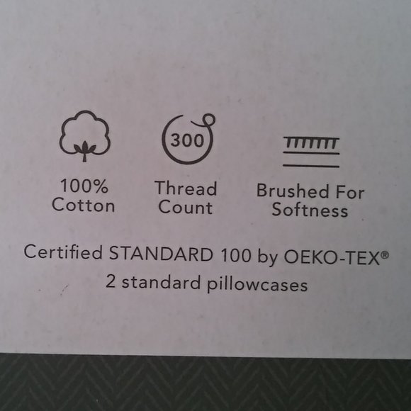 Threshold Ultra Soft Pillowcases (Standard, Chalk color) - Picture 5 of 9